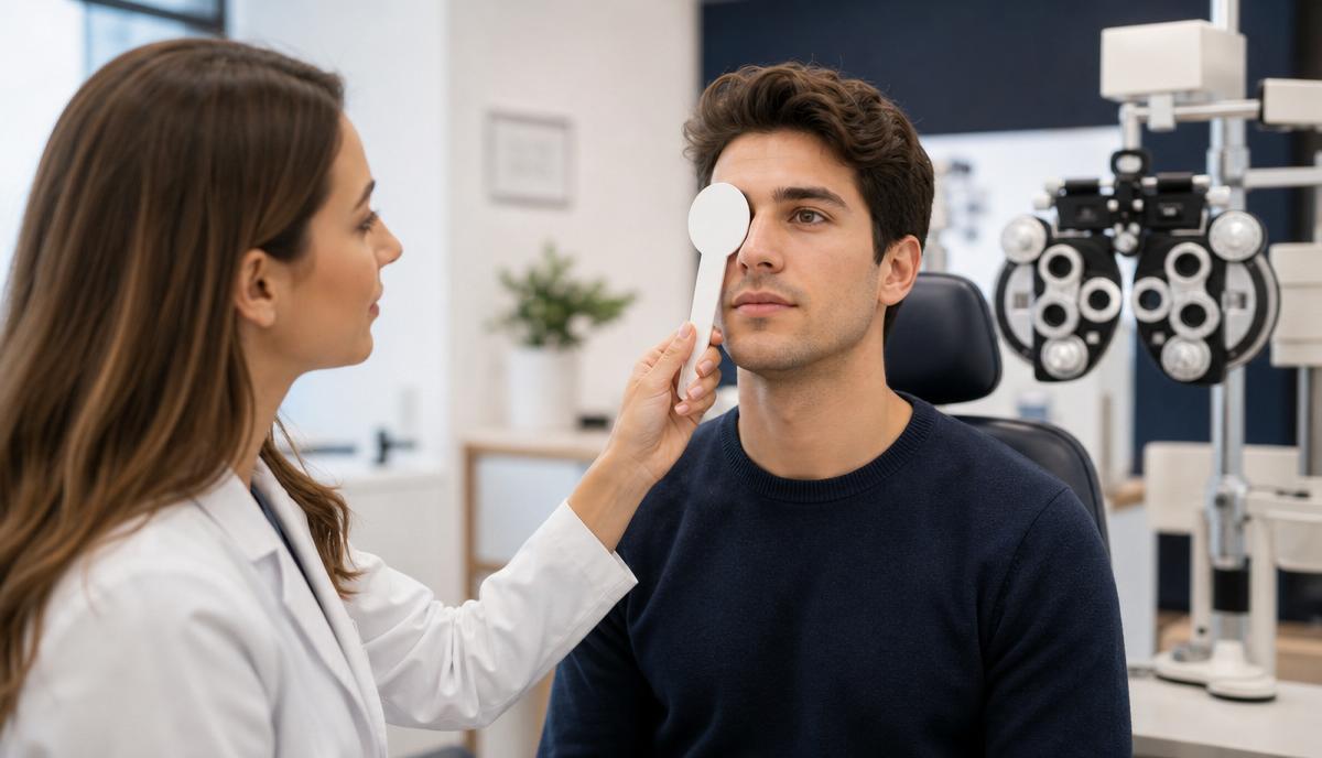 What causes blurred vision?