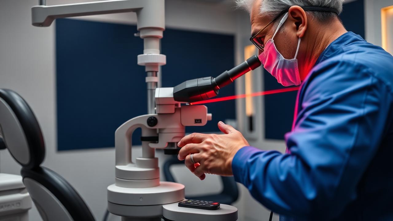 Yttrium (YAG) laser for posterior capsule opacification