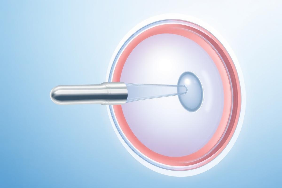 Illustration of a PRESERFLO MicroShunt glaucoma drainage stent
