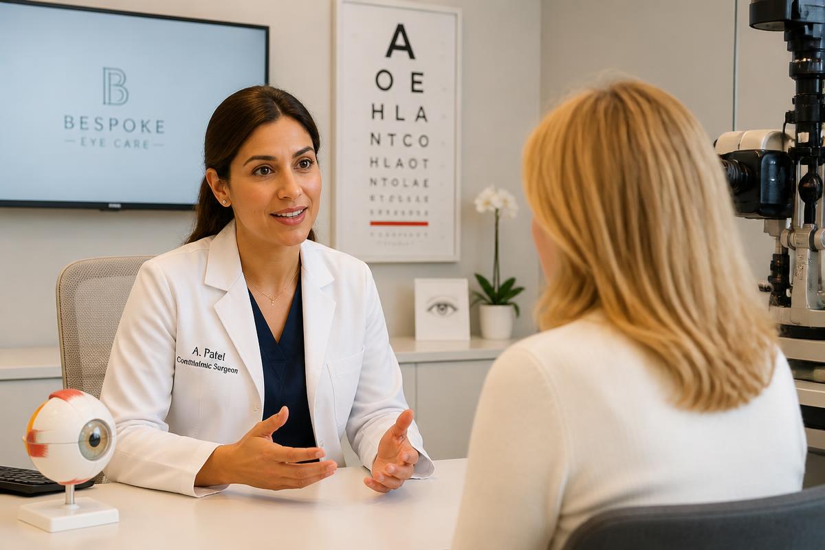 What questions should I ask a potential lens replacement surgeon?