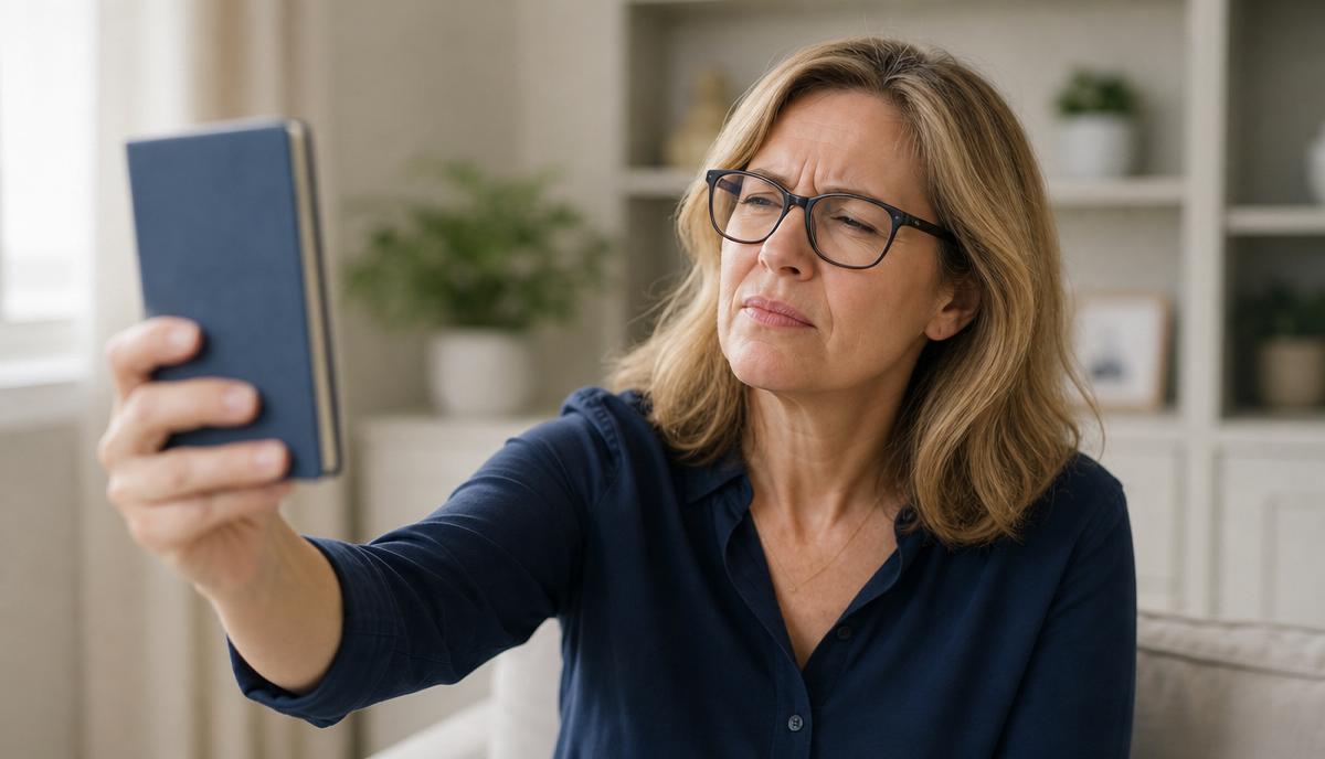 My distance vision is good but I need glasses for reading — what should I do?