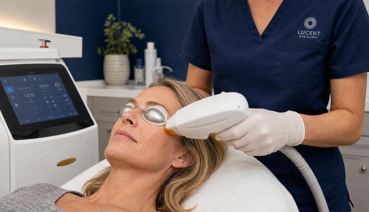Light treatment for dry eyes