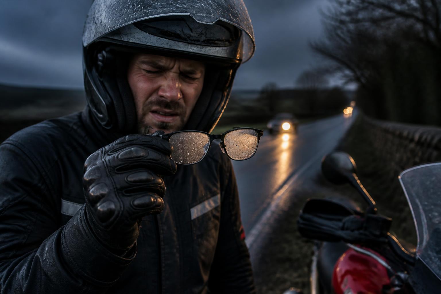 Riding glasses-free: why bikers struggle with specs — and how vision correction fixes it