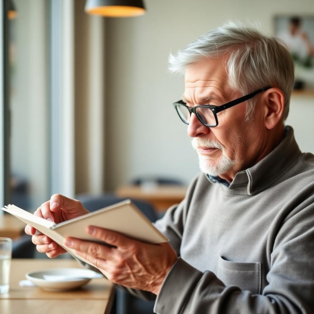 Presbyopia — illustration